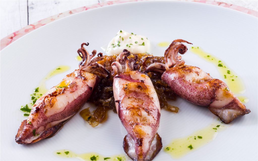 Squid is a natural gluten free dish easily found in Barcelona. 