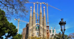 Sagrada Familia, the unfinished masterpiece of Gaudi.