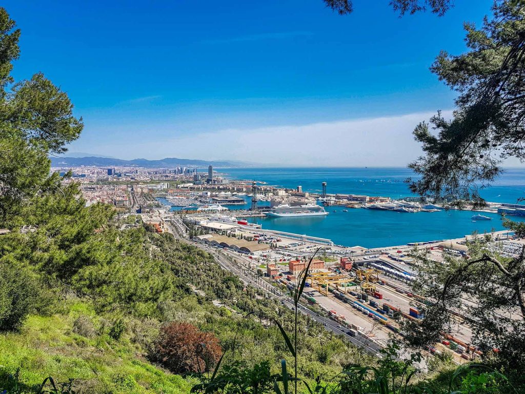 Cruise ship port of Barcelona.